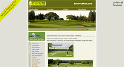 Desktop Screenshot of fairwoodpark.com