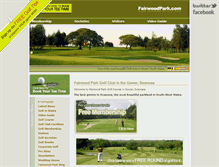 Tablet Screenshot of fairwoodpark.com